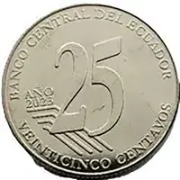 25 Centavos Jorge Icaza