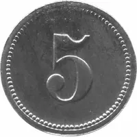 5 Pfennigs - Berlin Deutsche Bank