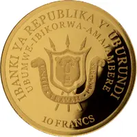 10 Francs Springbok, 1/200 oz