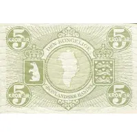 5 Kroner Den Kongelige Grønlandske Handel