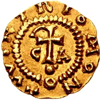 Tremissis - Moneyer Wintrius Chalon mint