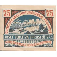 75 Pfennig Josef Scheitza