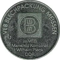 Token - VEB Blechpackung Meissen