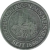 Token - VEB Blechpackung Meissen