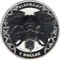 1 Dollar Big Five - Elephant