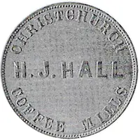 1 Penny - Hall, H. J. Christchurch