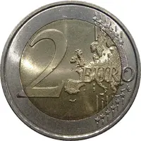 2 Euros Albert II - 2nd portrait