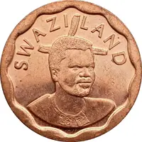 5 Cents - Mswati III 2nd portrait