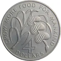 4 Dollars - Elizabeth II FAO