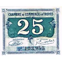 25 Centimes - Chambre de Commerce de Troyes 10