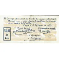 25 Céntimos Fayón