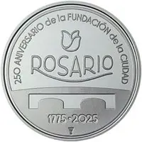 2000 Pesos 250th. anniversary of Rosario city