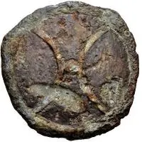 1 Triens Archaic wheel / Crescents