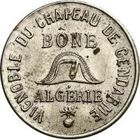 50 Centimes - Bône Chamber of Commerce - Vignoble du Chapeau de Gendarme