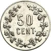 50 Centimes - Bône Chamber of Commerce - Vignoble du Chapeau de Gendarme