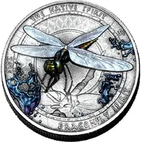 1 Dollar Dragonfly spirit, colourized