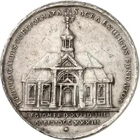 Laying of the foundation stone at the french reformed church in Königsberg