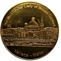National Tokens Maltese Heritage - Valetta Basilica of Our Lady of Mount Carmel