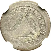 1/2 Real Provisional coinage