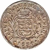 2 Reales Type II Countermark