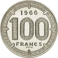 100 Francs Pattern