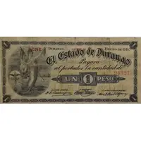 1 Peso El Estado de Durango