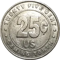 25 Cent Gaming Token - Casino Rouge et Noir