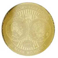 100 Francs 20 Mark Wilhelm I