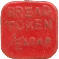 Bread Token - Dobson's Bread 1/2 Loaf