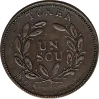 1 Sou Belleville - 17 cherry leaves / 2 shamrocks