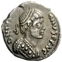 1/2 Siliqua - Witigis / In the name of Justinian I, 527-565 Ravenna