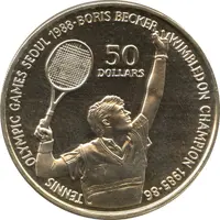 50 Dollars - Elizabeth II Boris Becker