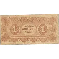 1 Peso Banco Agricola