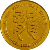 Token - Year of the Dragon - 1988