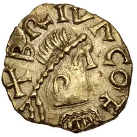 Tremissis - Moneyer Mariulfus Brive mint