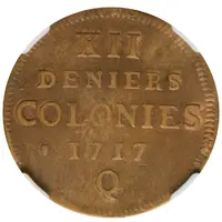 12 Deniers - Louis XV Nouvelle France