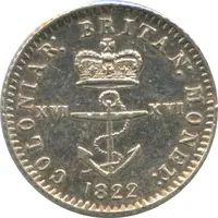 1⁄16 Dollar - George IV