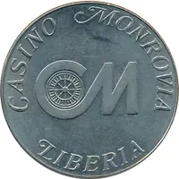 1 Dollar Gaming Token - Casino Monrovia