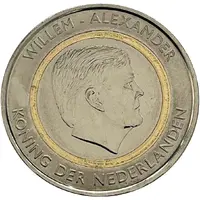 5 Caribbean Guilder - Willem-Alexander