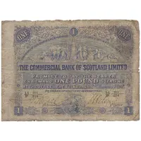 1 Pound Commercial Bank of Scotland