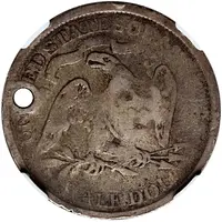 1/2 Dollar Counterstamped