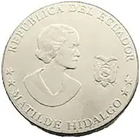 50 Centavos Matilde Hidalgo