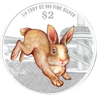 2 Dollars Year of the Rabbit