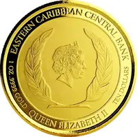 10 Dollars - Elizabeth II Whiptail Lizard, Colourized