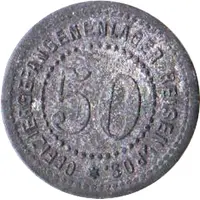 50 Pfennig - Reisen in Posen Offiziergefangenenlager