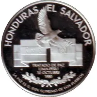 Medal - Honduras - El Salvador Peace Treaty 1980