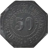 50 Pfennig - Eitorf Schoeller'sche und Eitorfer Kammgarnspinnerei