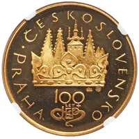 100 Korun Jan Evangelista Purkyně