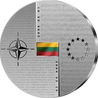 20 Euros Lithuania's membership in NATO and the EU