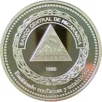 60 Córdobas Central Bank Anniversary